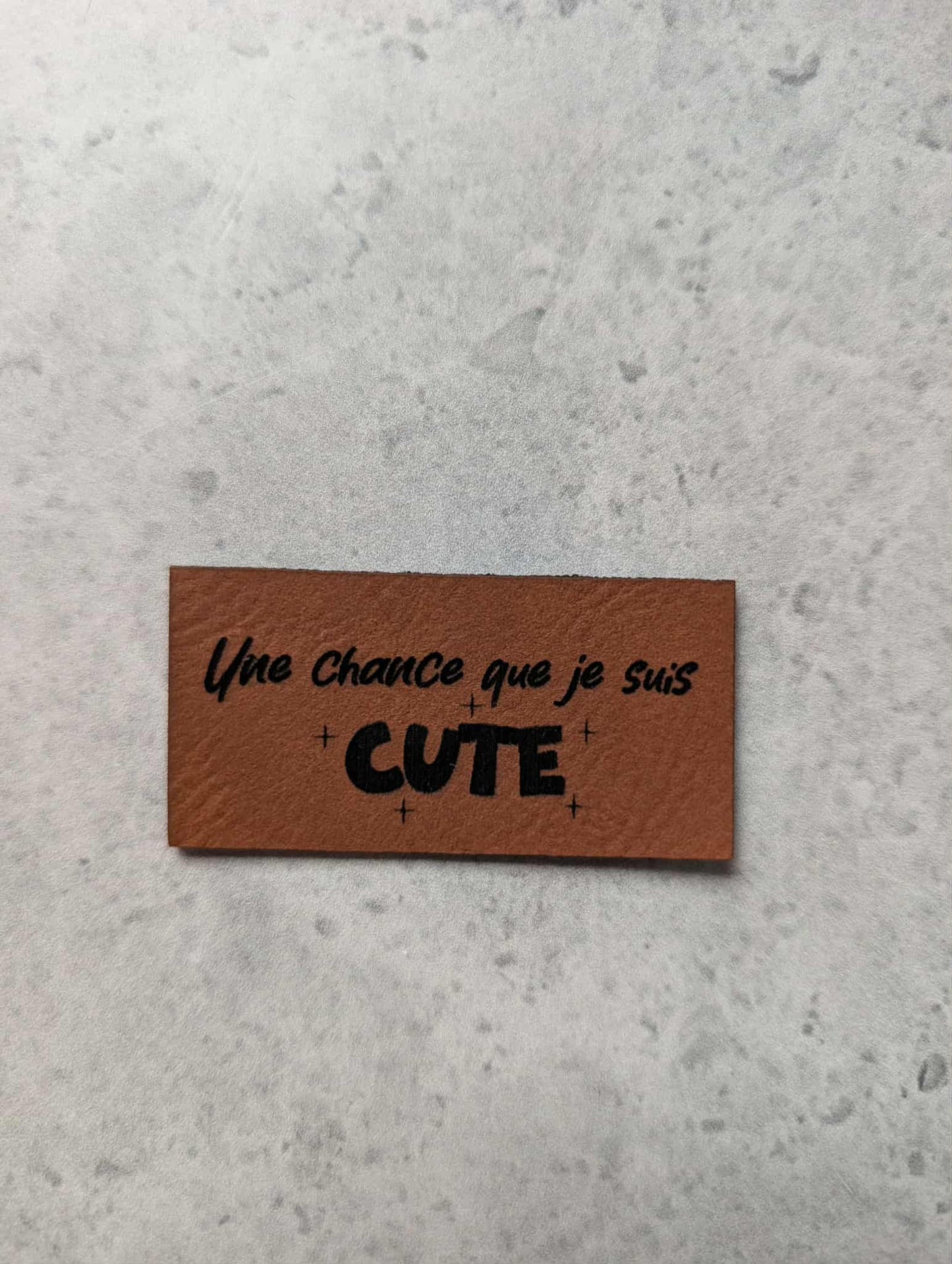 Une chance je suis cute