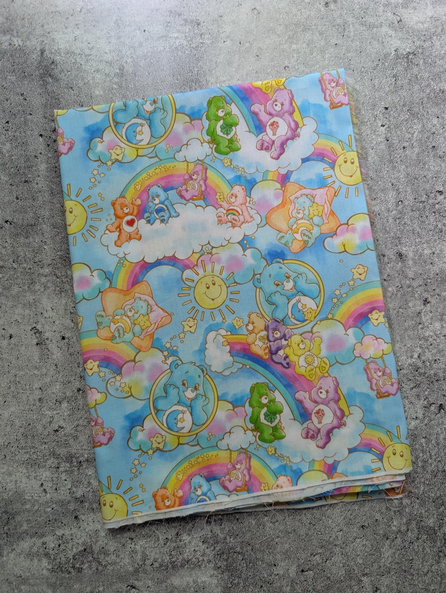 Care bear (1/2m) COTON TISSÉ