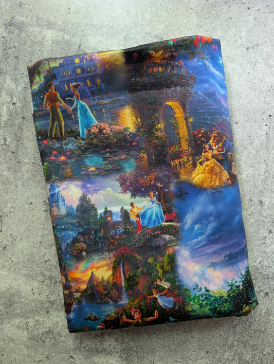 Princesses (vendu au demi mètre) COTON SATIN