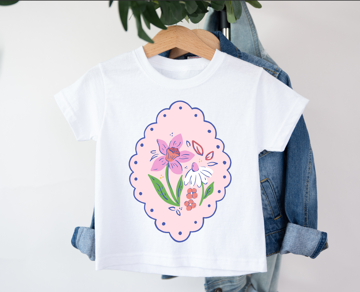 DTF fleurit rose