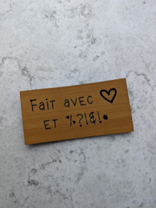 Fait avec amour et %!&!