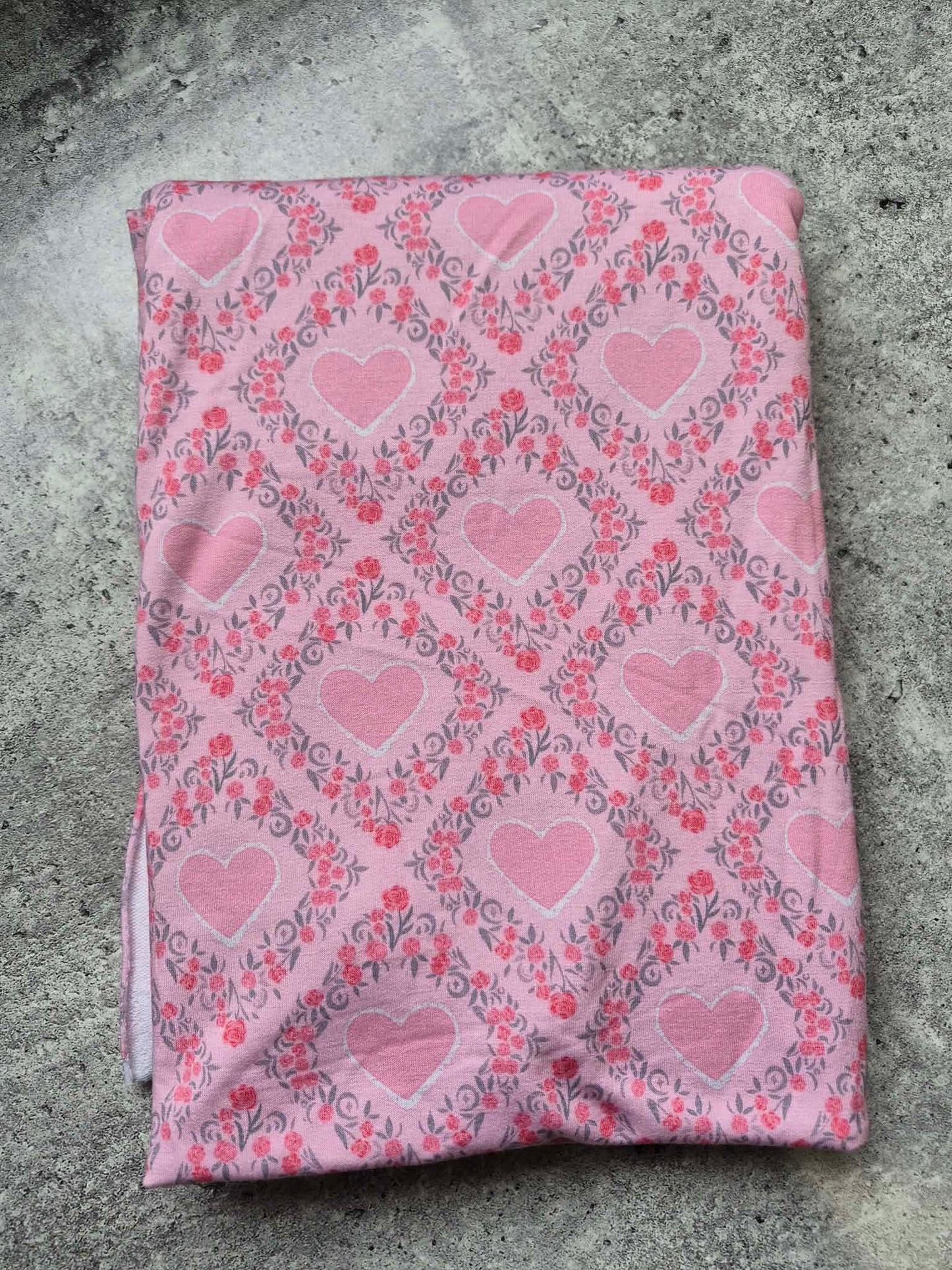 Coeur losange (1m) FRENCH TERRY BAMBOU