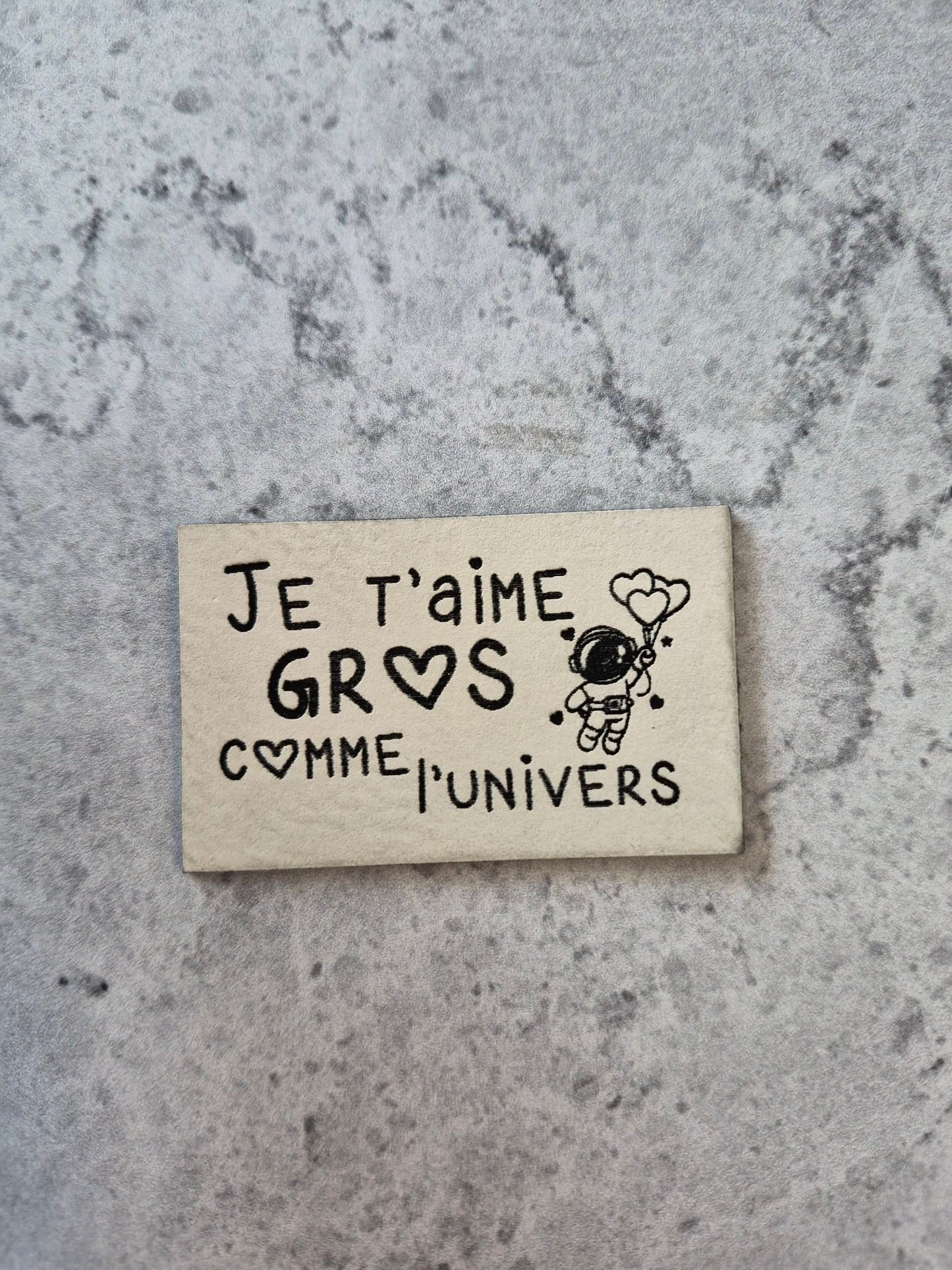 Je t'aime gros comme l'univers