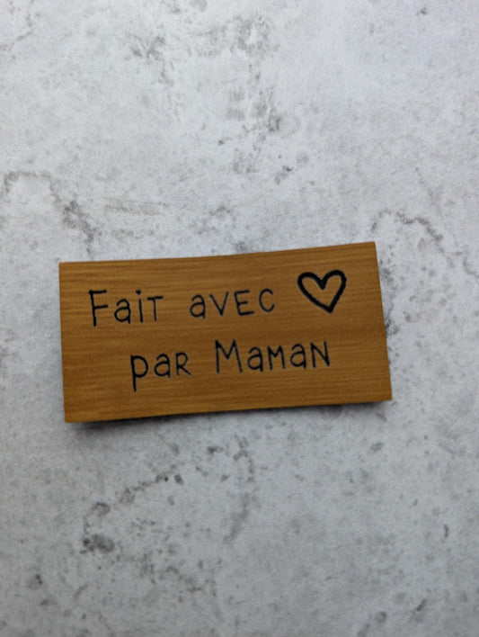 Fait avec amour par Maman