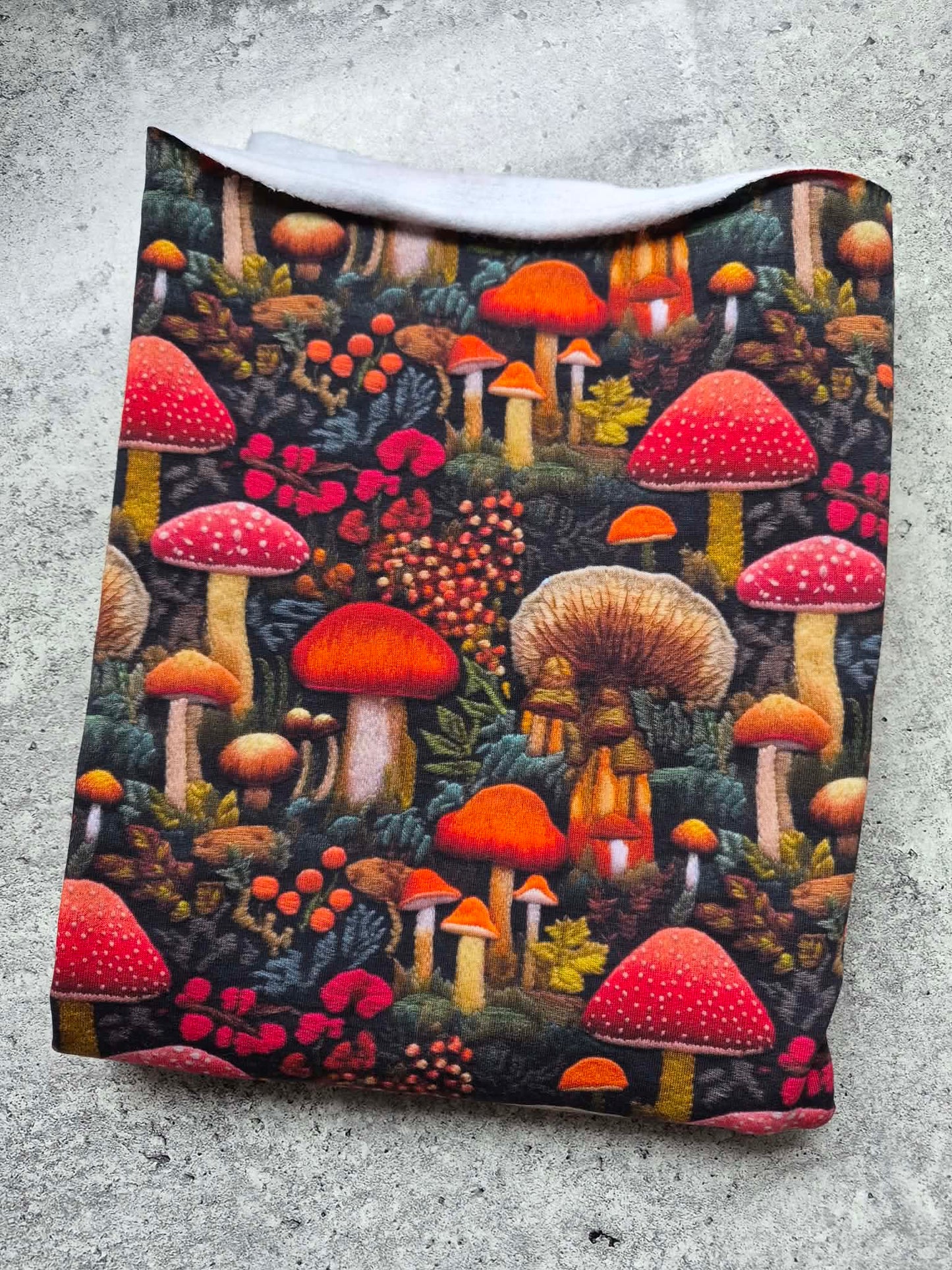 Champignon (19'') french terry brossé