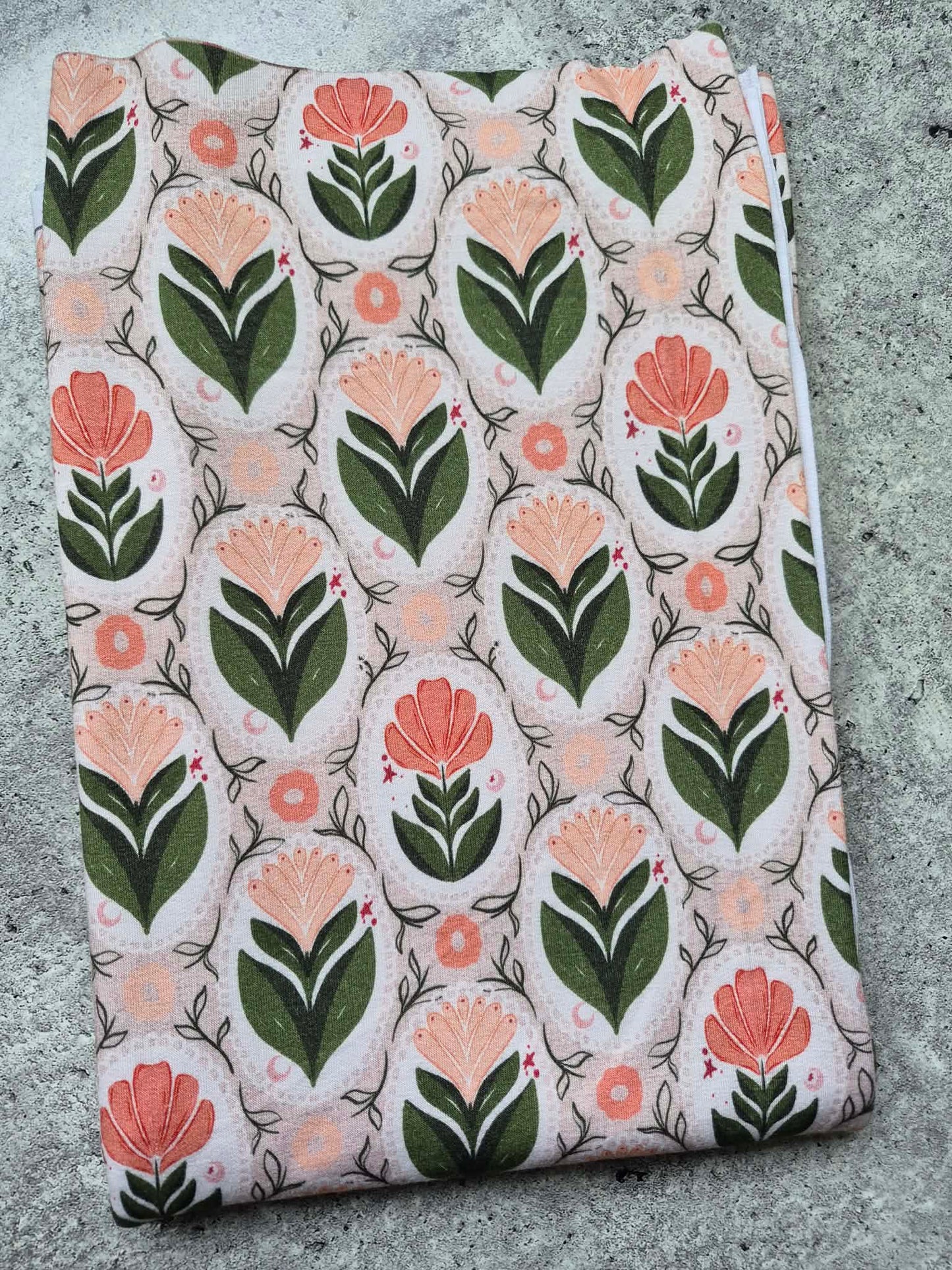 Fleurit (1/2m) FRENCH TERRY BAMBOU