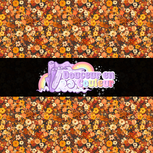 Petit fleurit orangé