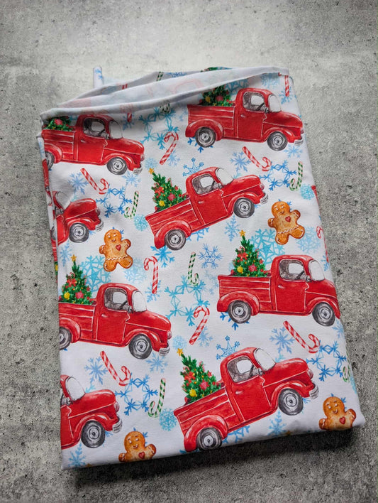 Camion noël (1/2m) coton spandex 220