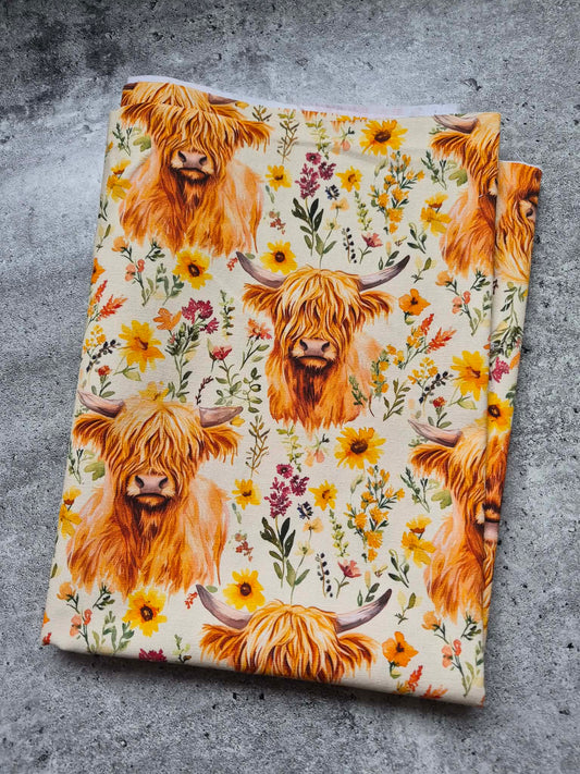 Vache highland (1/2m) canva