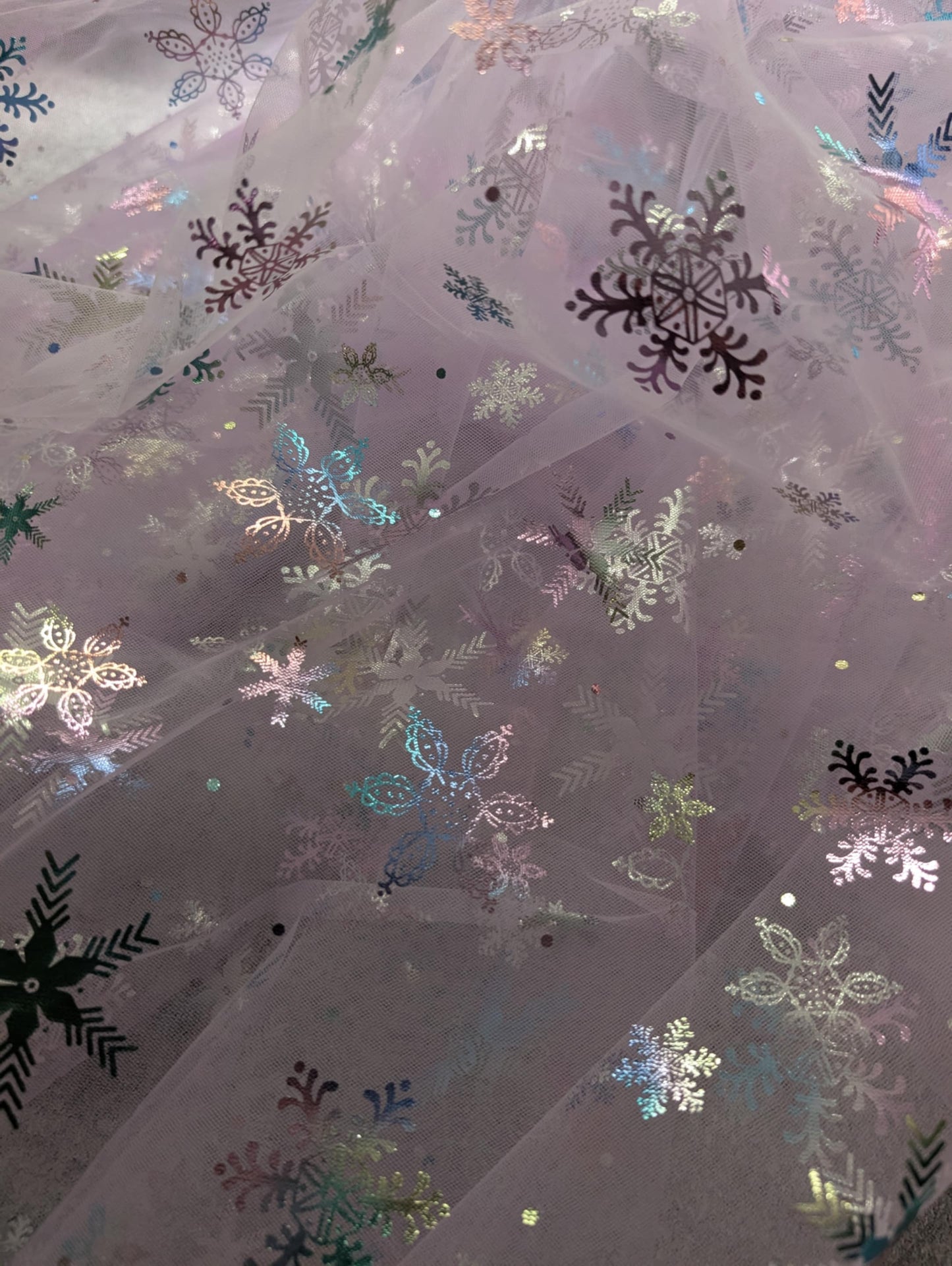 Flocon violet (au demi-mètre)